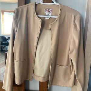 R&K Tan Dress Jacket